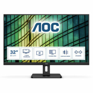 AOC U32E2N - 80 cm (31,5 Zoll), LED, VA-Panel, 4K UHD, Lautsprecher, 2x HDMI