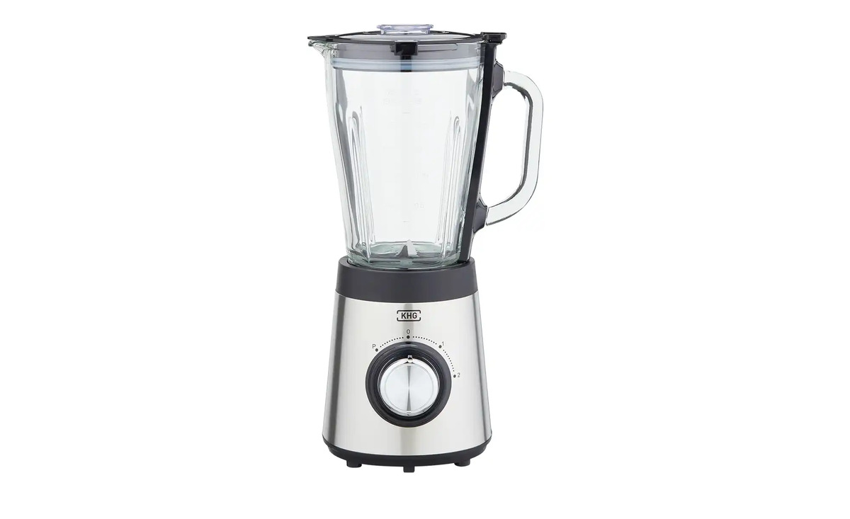 Bild 1 von KHG Standmixer  STA-502ES silber Edelstahl, Glas , Kunststoff Maße (cm): B: 21 H: 39 T: 16 Sale