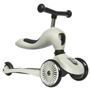 Scoot and Ride 2In1 Highwaykick 1  Grau  Metall