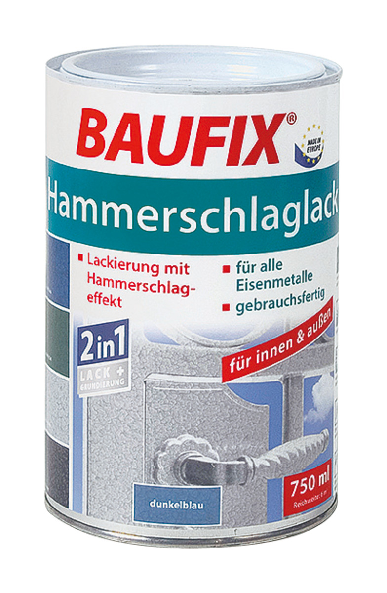 Bild 1 von Baufix Hammerschlaglack, Schwarz