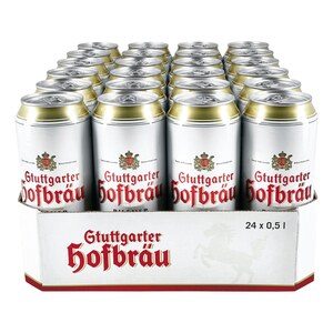 Pilsner Stuttgarter Hofbräu 4,9 % vol 0,5 Liter Dose, 24er Pack