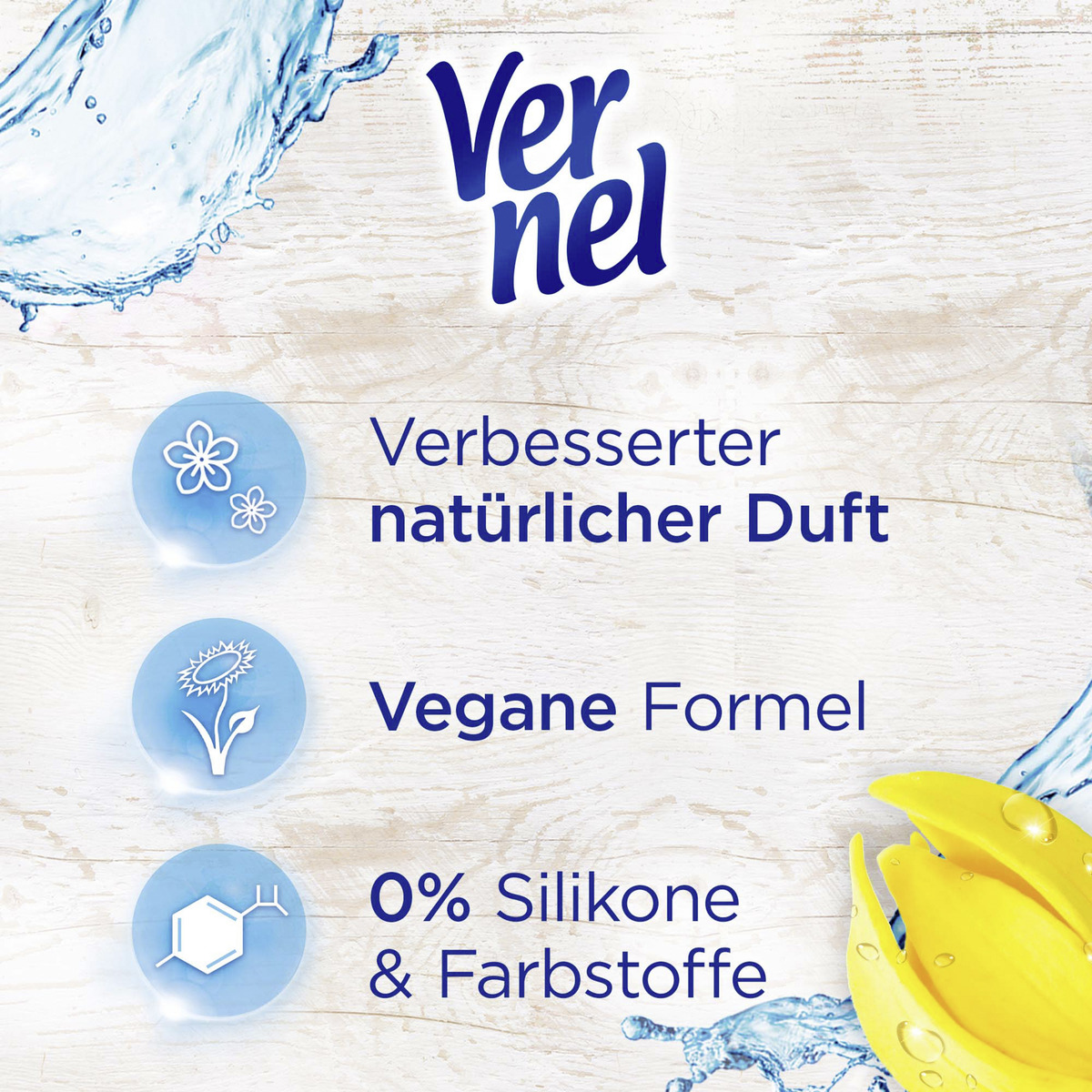 Bild 3 von Vernel Weichspüler Naturals Ylang Ylang & Süßgras 37 WL