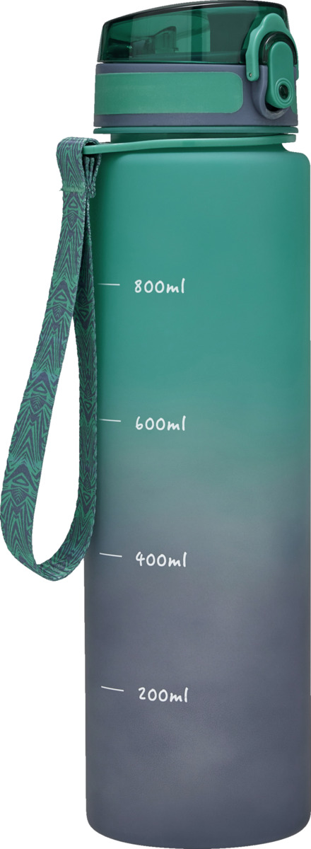 Bild 1 von IDEENWELT Sporttrinkflasche 1L türkis/dunkelblau