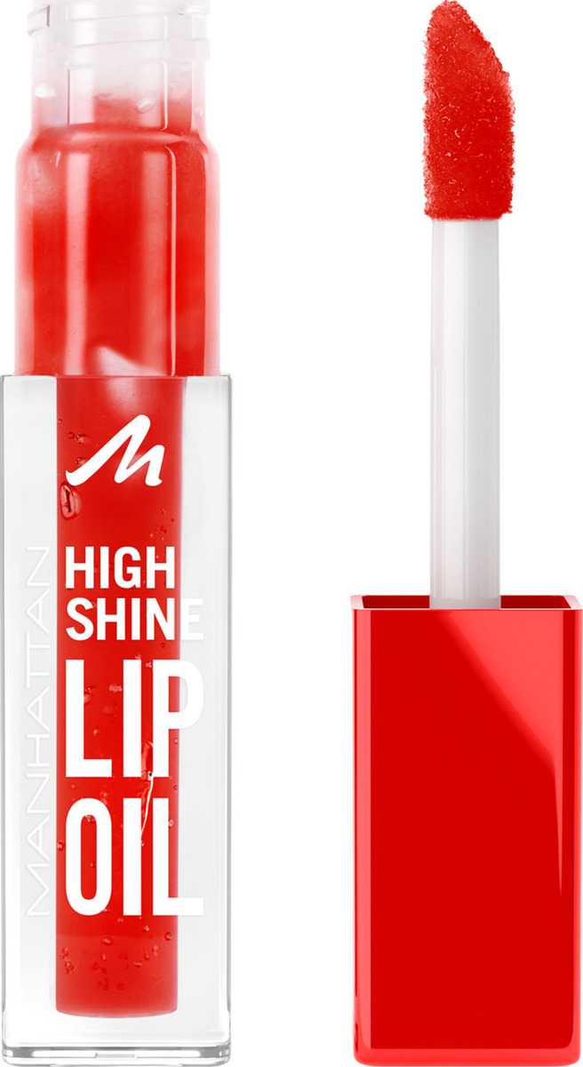 Bild 2 von Manhattan High Shine Lip Oil 004 Vivid Red, 4,5 ml