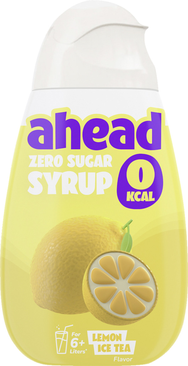 Bild 1 von ahead Zero Sugar Syrup Lemon Ice Tea, 48 ml
