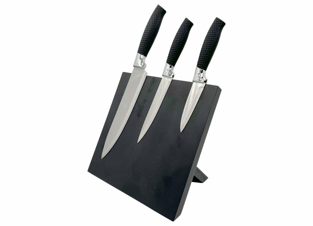 Bild 1 von Messerblock mit Magnetfront 21,5x14x21,5cm Schwarz