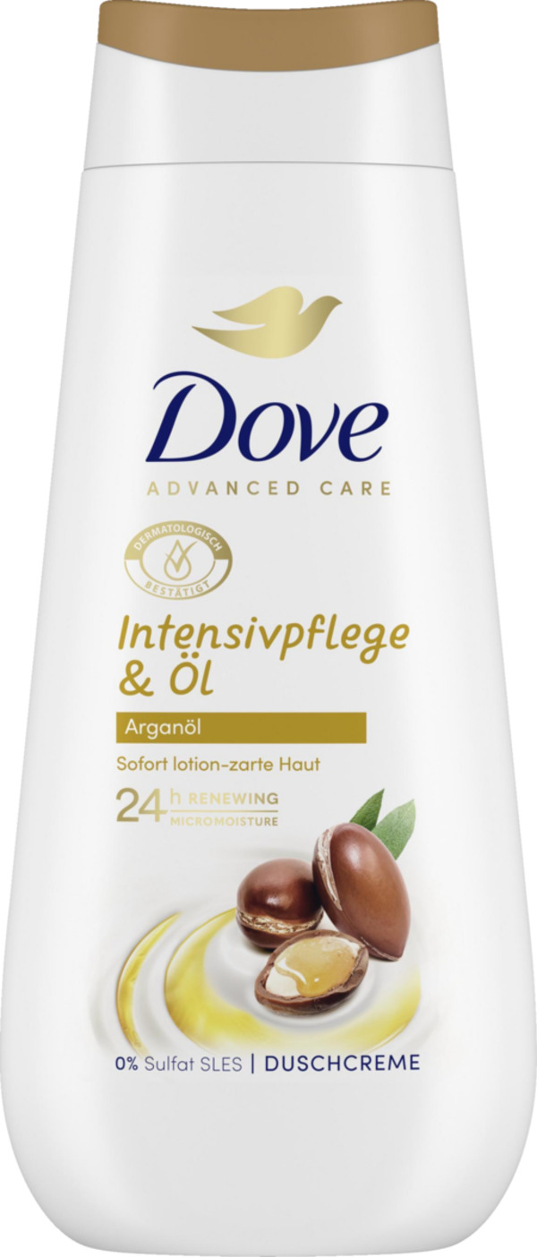 Bild 1 von Dove Pflegende Duschcreme Advanced Care Intensivpflege & Öl, 225 ml