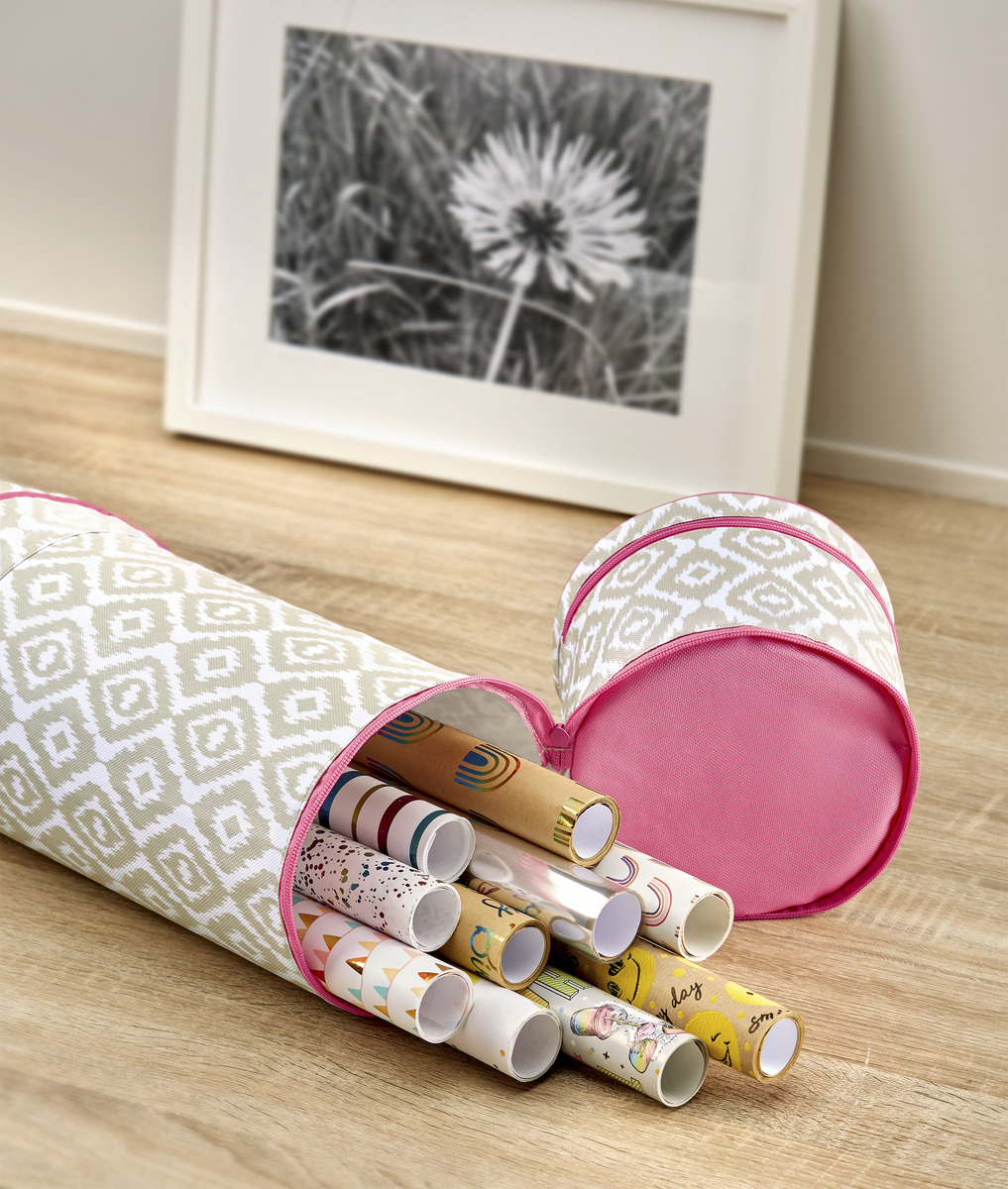 Bild 2 von IDEENWELT Geschenkpapierorganizer Rautenmuster