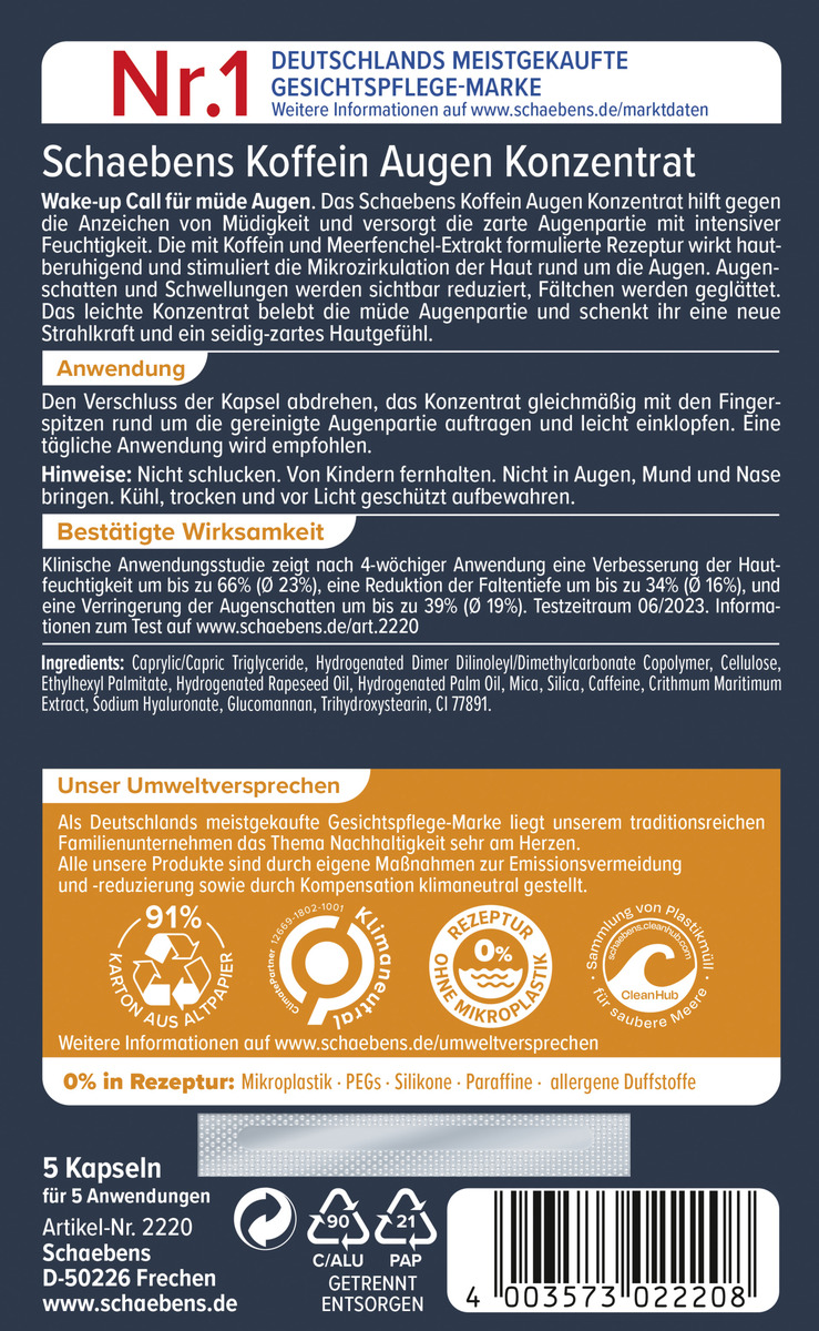 Bild 2 von Schaebens Koffein Augen Konzentrat