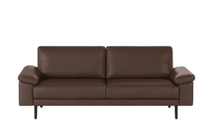 hülsta Sofa Sofabank aus Leder  HS 450 braun Maße (cm): B: 218 H: 85 T: 95 Polstermöbel