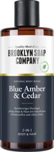 Brooklyn Soap Company Body Wash Blue Amber & Cedar, 300 ml