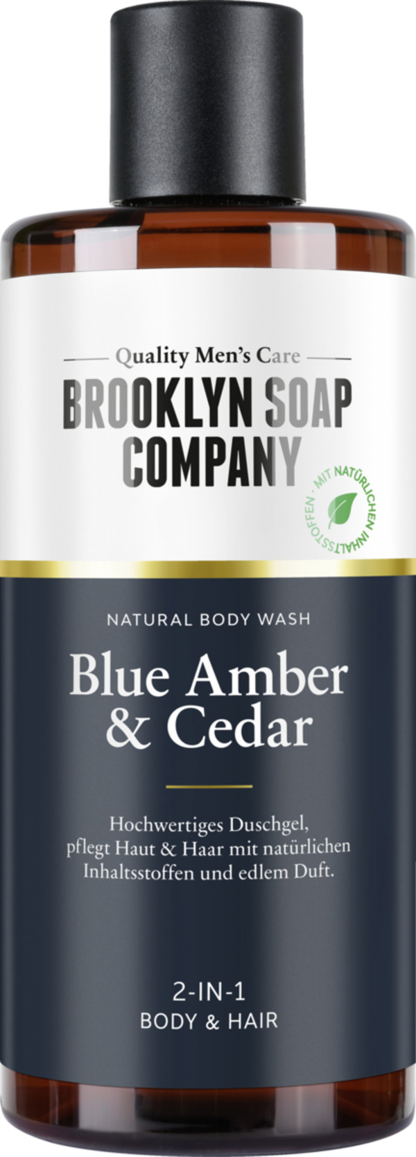 Bild 1 von Brooklyn Soap Company Body Wash Blue Amber & Cedar, 300 ml