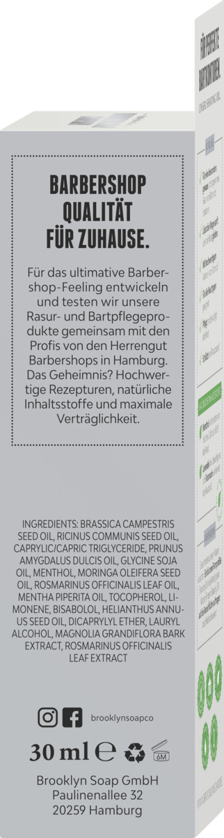 Bild 2 von Brooklyn Soap Company Precision Shaving Oil, 30 ml