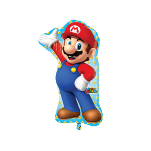 Folienballon Mario Bros Quadrat