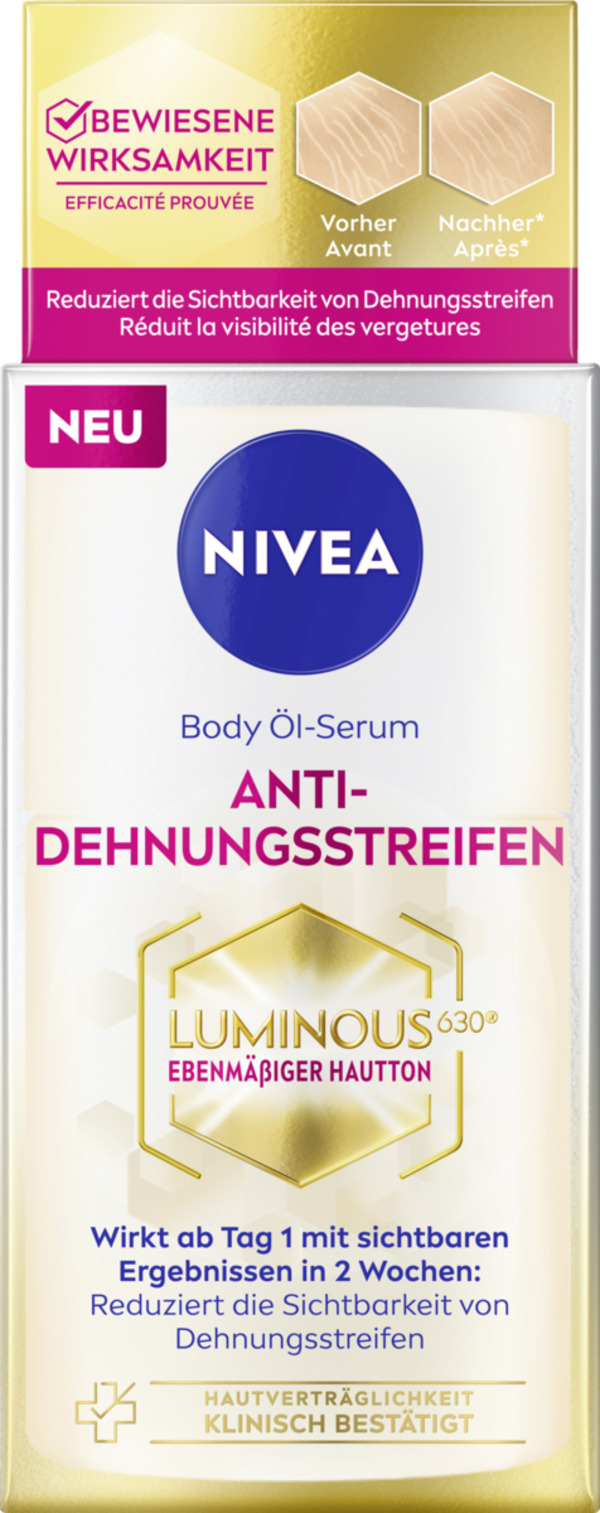 Bild 1 von NIVEA Body Öl-Serum Luminous630° Anti-Dehnungsstreifen, 100 ml