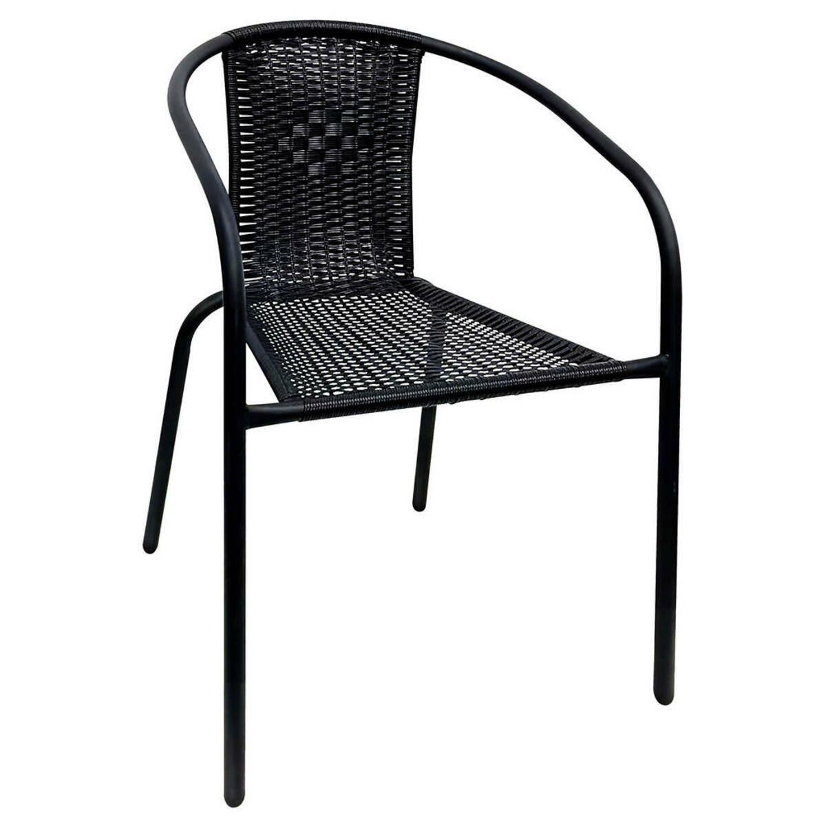 Bild 1 von VCM Bistrostuhl Galona schwarz Stahl B/H/T: ca. 53x73x60 cm