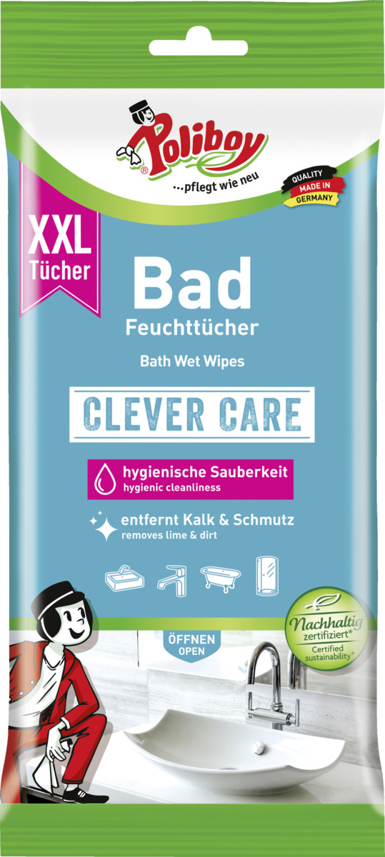 Bild 1 von Poliboy XXL Bad Feuchttücher