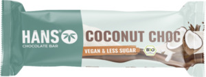 HANS Brainfood Bio Schokoriegel Coconut Chocolate, 30 g