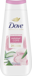 Dove Duschcreme Summer Care Limited Edition mit Rosen- & Aloe Vera Duft, 225 ml