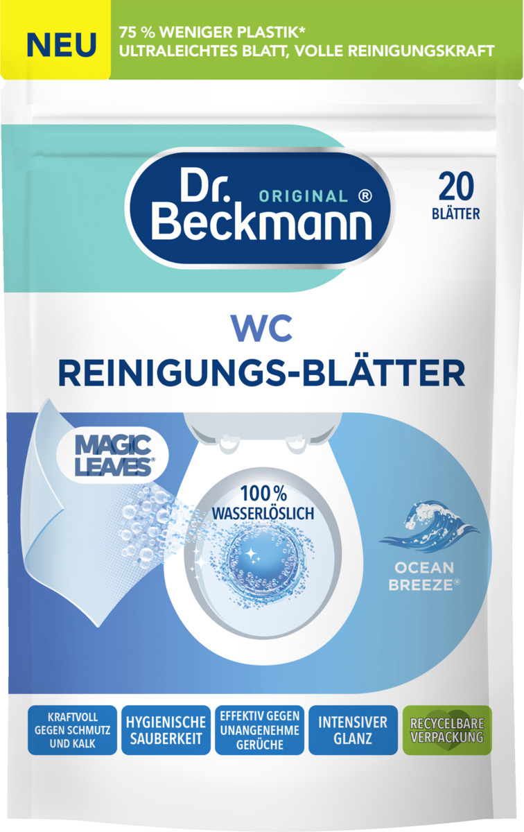 Bild 1 von Dr. Beckmann WC Reinigungs-Blätter Ocean Breeze