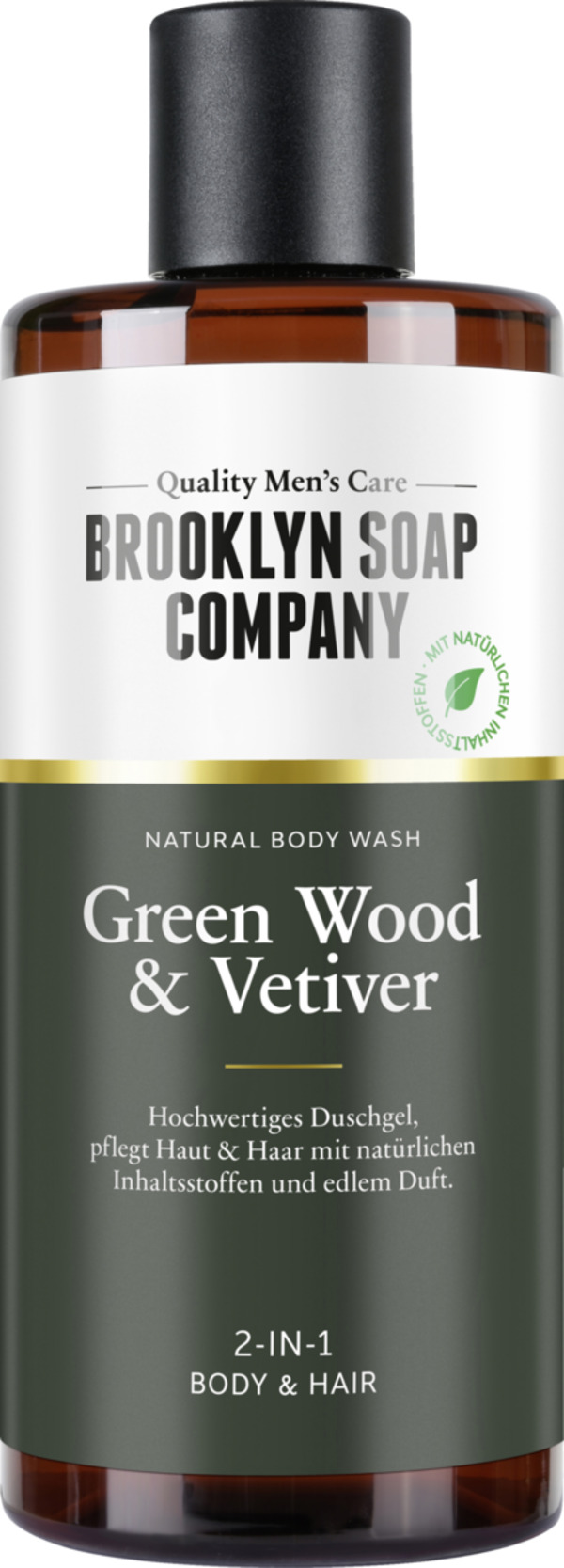 Bild 1 von Brooklyn Soap Company Body Wash Green Wood & Vetiver, 300 ml