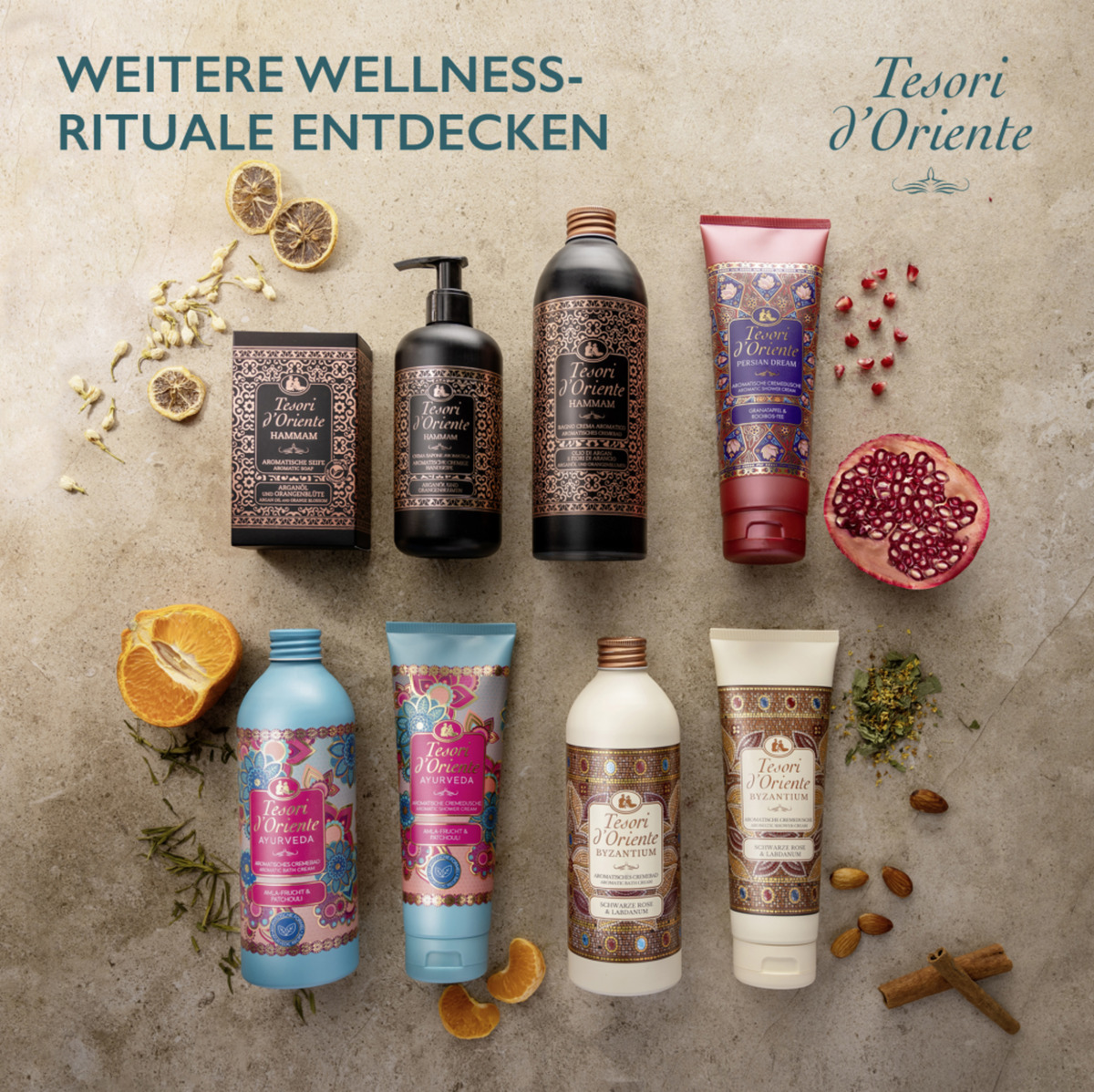 Bild 4 von Tesori d'Oriente Ayurveda Cremeseife mit Amla-Frucht & Patchouli, 300 ml