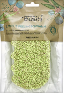 FOR YOUR Beauty Bambus Peelingschwamm