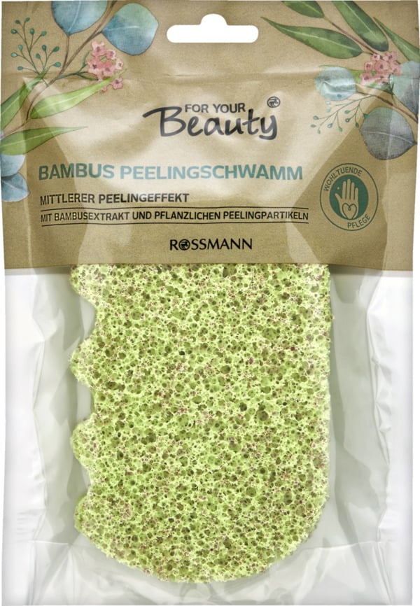 Bild 1 von FOR YOUR Beauty Bambus Peelingschwamm