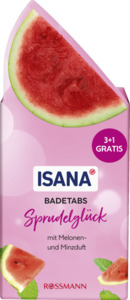 ISANA Badetabs Sprudelglück 4er Set, 80 g