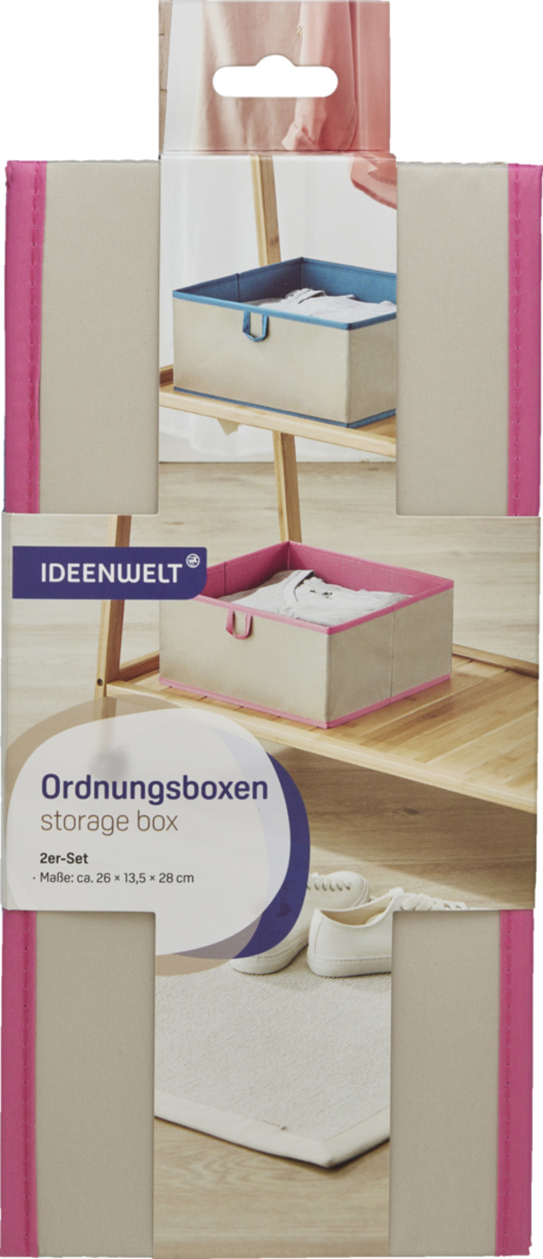 Bild 1 von IDEENWELT Ordnungsboxen 2er Set