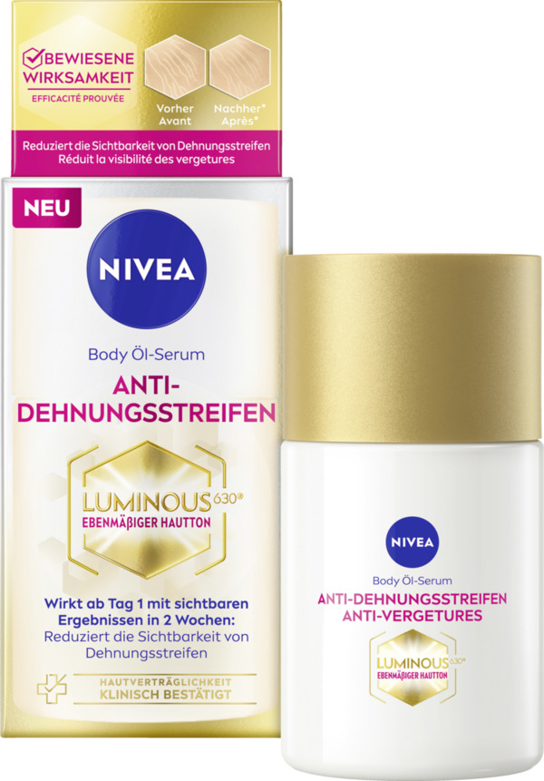 Bild 3 von NIVEA Body Öl-Serum Luminous630° Anti-Dehnungsstreifen, 100 ml