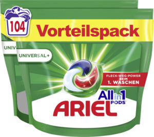 Ariel All-in-1 Pods Universal Vollwaschmittel 104WL