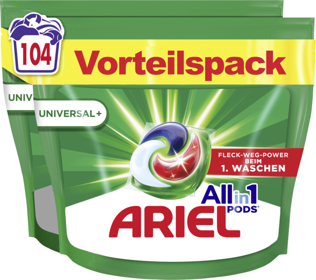 Bild 1 von Ariel All-in-1 Pods Universal Vollwaschmittel 104WL
