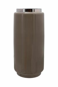 Kayoom Vase Art Deco 455 Taupe / Silber