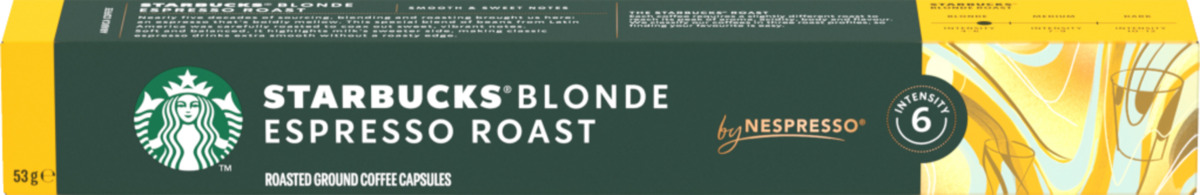Bild 1 von STARBUCKS Kapseln Espresso Blonde Roast by Nespresso, 53 g