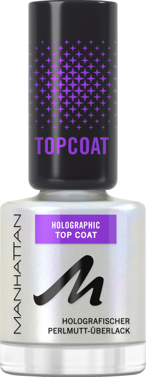 Bild 1 von Manhattan Nail Care Holographic Top Coat, 12 ml