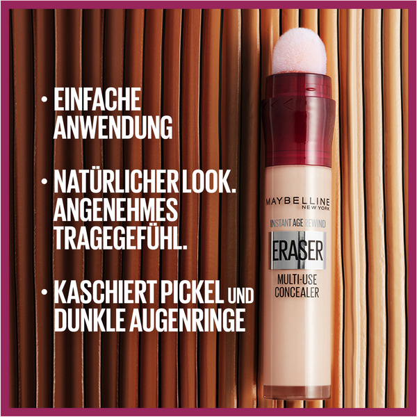 Bild 3 von Maybelline New York Instant Anti-Age Perfector 4-in-1 Glow Make-Up 02 Medium + Löscher Multi-Use Concealer 04 Honey