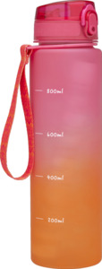 IDEENWELT Sporttrinkflasche 1L pink/orange