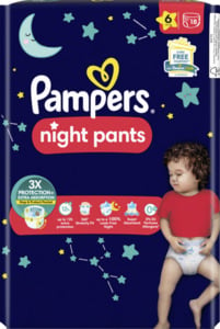 Pampers night pants Gr. 6