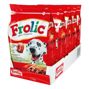 Frolic Hundefutter Rind 1,5 kg, 5er Pack
