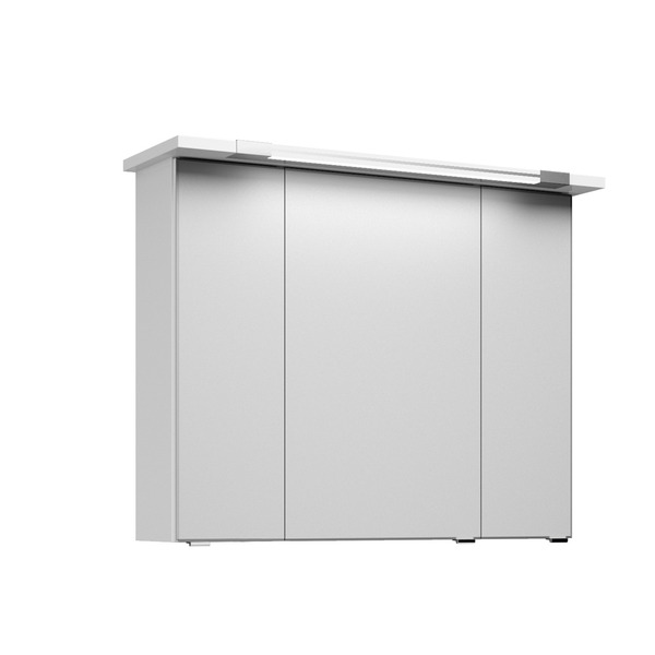 Bild 1 von Spiegelschrank 'Primo' 90 x 72 cm weiß mit Kranzbodenbeleuchtung