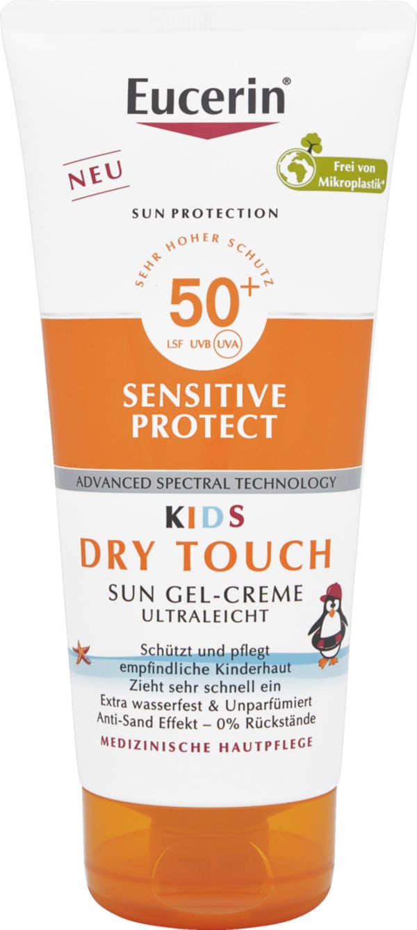 Bild 1 von Eucerin Sensitive Protect Kids Dry Touch Sun Gel-Creme LSF 50+, 200 ml