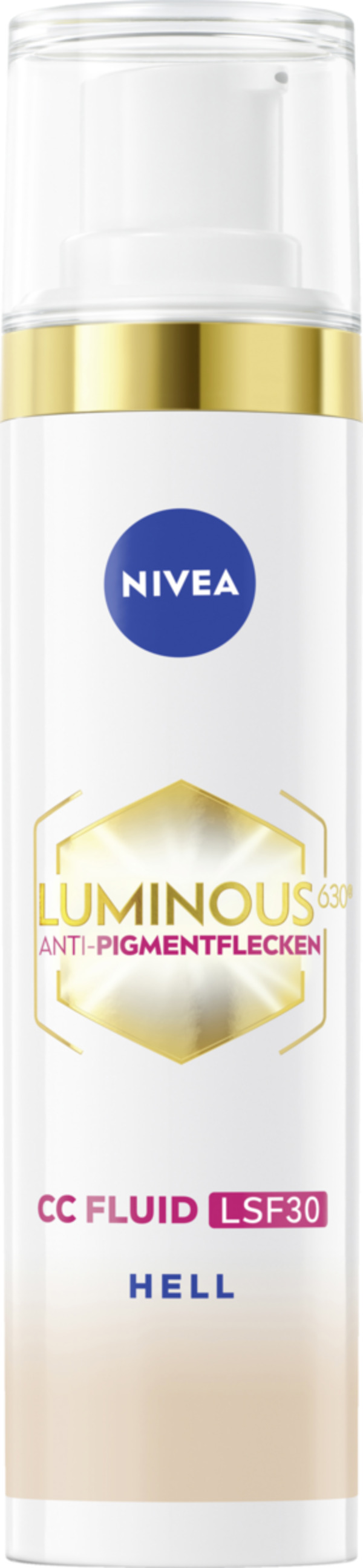 Bild 1 von NIVEA CC Fluid Luminous630° Anti-Pigmentflecken LSF 30 hell, 40 ml