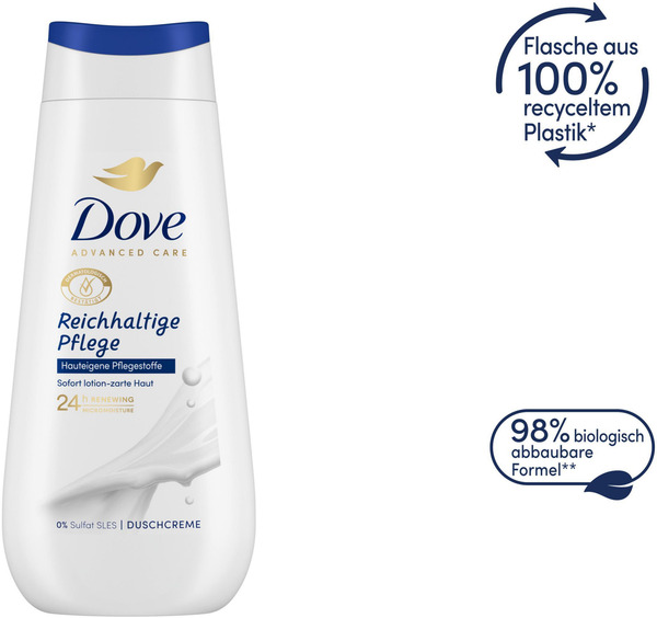 Bild 4 von Dove Pflegedusche Advanced Care Reichhaltige Pflege, 225 ml