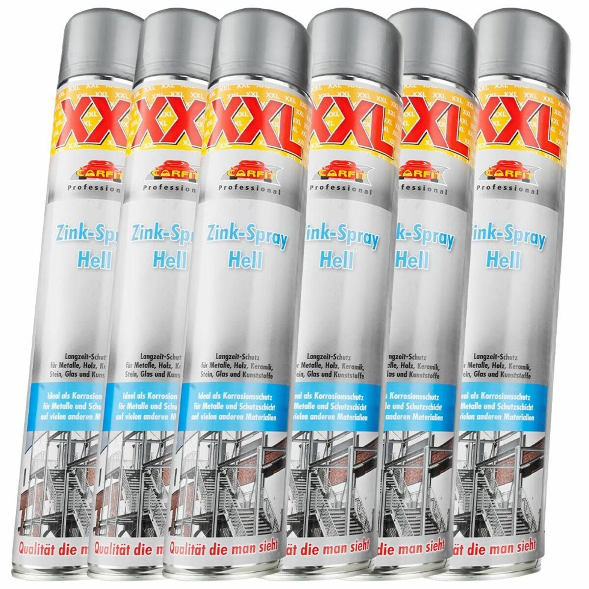 Bild 1 von Carfit Professional XXL Zinkspray Alu 6er Set