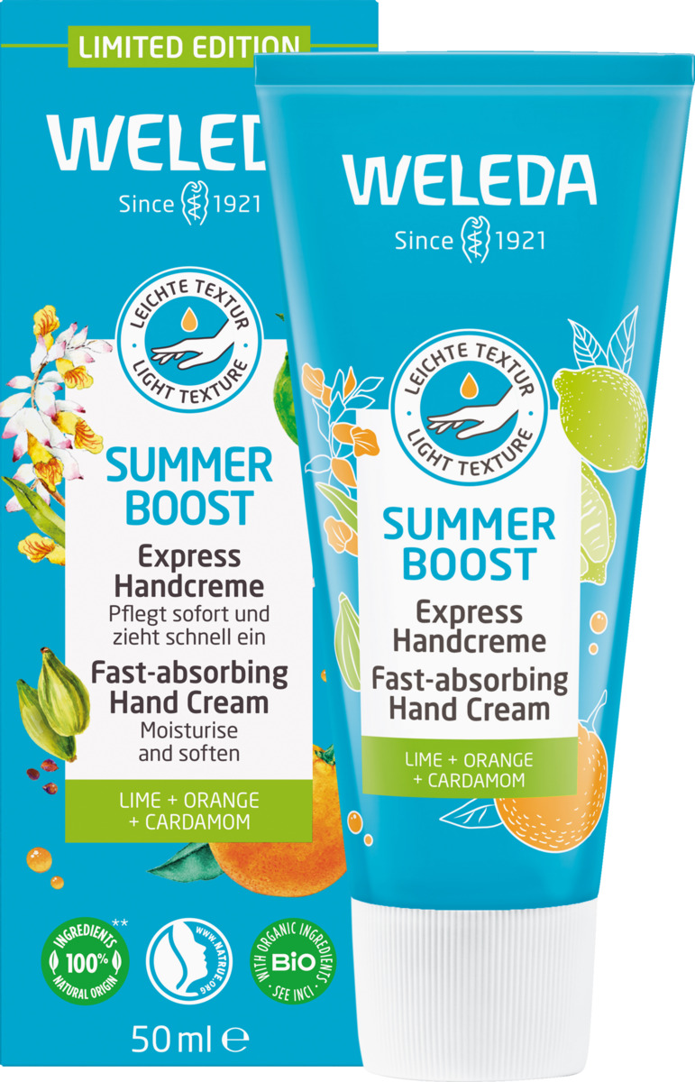 Bild 2 von Weleda Summer Boost Express Handcreme, 50 ml