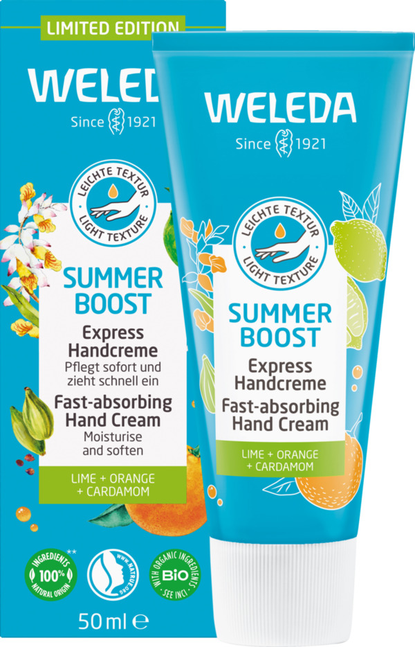 Bild 2 von Weleda Summer Boost Express Handcreme, 50 ml