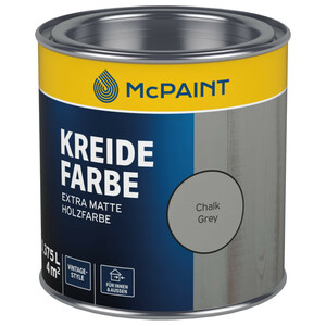 Kreidefarbe Chalk Grey 375 ml, Holzfarbe für Innen & Außen