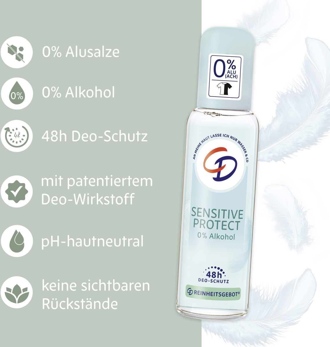 Bild 3 von CD 48h Deodorant Zerstäuber Sensitive Protect, 75 ml
