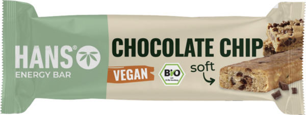 Bild 1 von HANS Brainfood Bio Energieriegel Chocolate Chip, 35 g